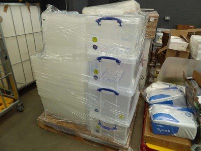 Lot 4420 - Pallet containing a quantity of plastic...