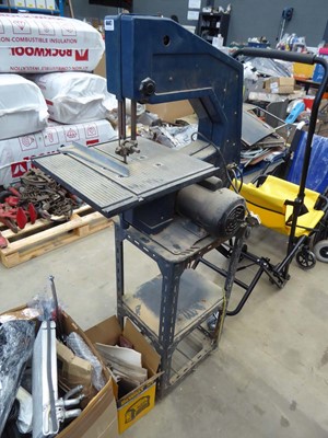 Lot 4447 - Draper '14' 240v band saw with side disc...