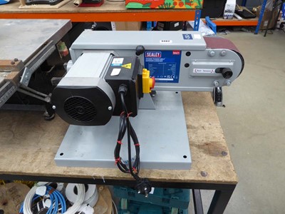 Lot 4482 - Sealey 100mm power belt sander/linsher