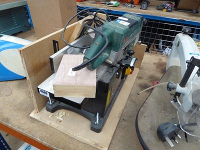 Lot 4502 - Rutlands 240v bench mounted planer and a Bosch...