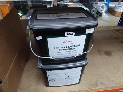 Lot 4513 - 2 tubs of Marshalls drivesys jointing compound