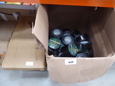 Lot 4528 - Box containing a quantity of duct tape and a...