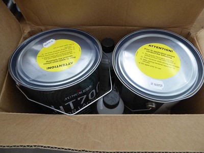 Lot 4534 - 2 tins of Junckers HT700 floor lacquer and 2...