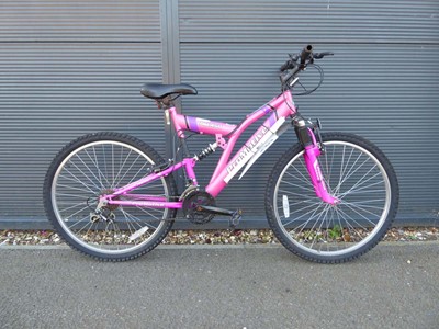 Lot 4051 - Pro Motive DSL450 pink dual suspension...
