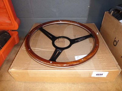 Lot 4554 - Heritage Somerset England vehicle steering wheel