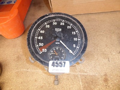Lot 4557 - Smiths vintage speedometer