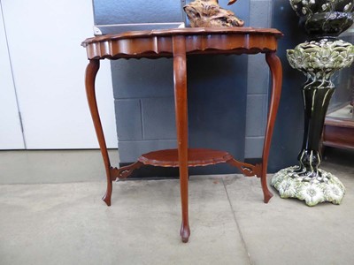 Lot 5002 - Edwardian mahogany 2 tier side table