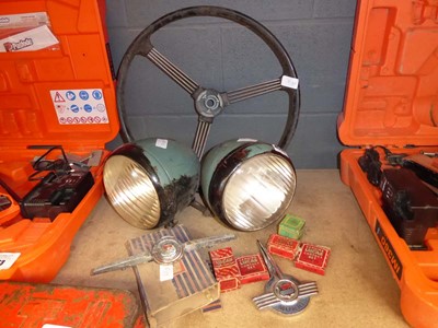 Lot 4559 - Assortment of vintage vehicle parts to include...
