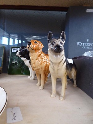 Lot 5010 - 3 Beswick dog figures