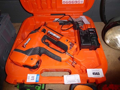 Lot 4563 - Pasload IM65A F16 cordless nail gun with...
