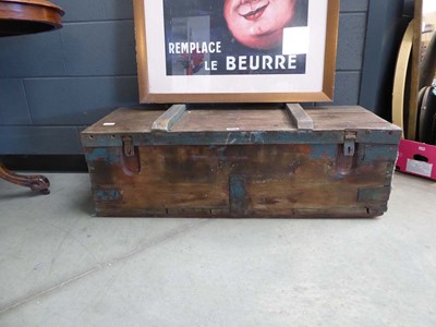 Lot 5055 - Rustic pine storage box