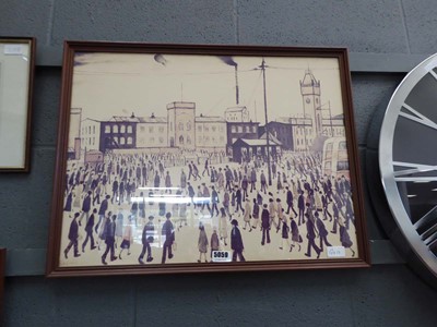Lot 5059 - Framed and glazed Lowry print