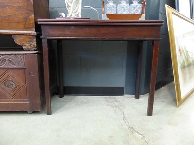 Lot 5029 - Fold over Victorian card table