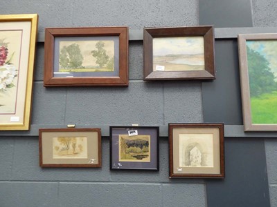 Lot 5071 - Five rural watercolours