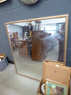 Lot 5074 - Square mirror in gilt painted frame