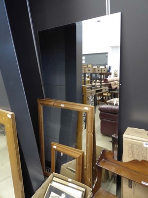 Lot 5091 - (2) Large rectangular bevelled mirror