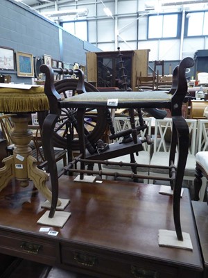 Lot 5101 - Edwardian piano stool