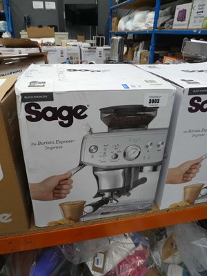 Lot 3003 - Sage Barista Express Impress coffee machine