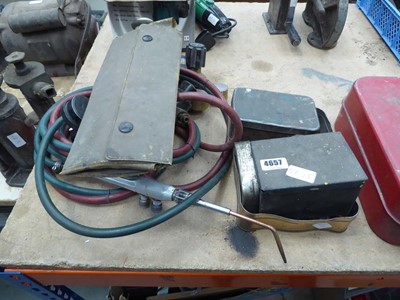 Lot 4657 - Oxy-Acetylene torch with a quantity of dials...