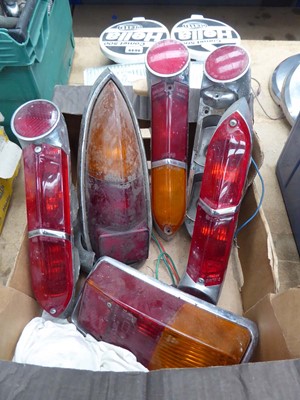 Lot 4660 - Box containing a quantity of vintage Lucas...
