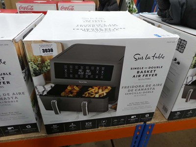 Lot 3030 - Dual basket air fryer
