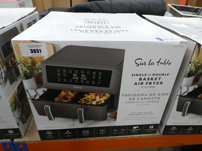 Lot 3031 - Dual basket air fryer