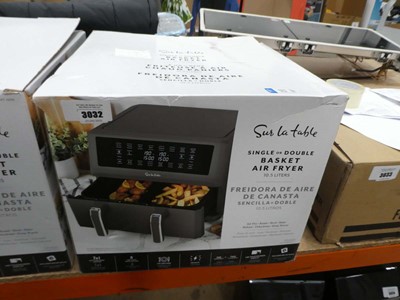 Lot 3032 - Dual basket air fryer