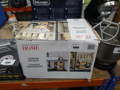 Lot 3084 - Seville Classics Home sliding bin organiser