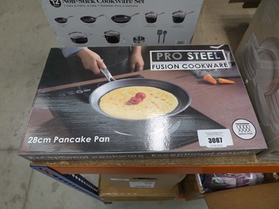 Lot 3087 - Pro Steal Fusion 28cm pancake pan