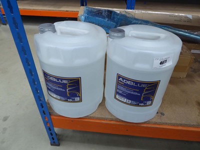 Lot 4671 - 2 10L tubs of AdBlue 3001