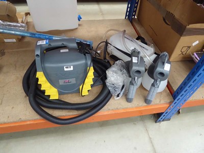 Lot 4672 - Earlex sprayer with 2 spray guns and a spray pack