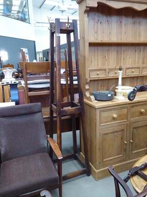 Lot 5202 - Large beech coat rack