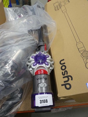Lot 3108 - Handheld Dyson V8 Advanced with pole, head,...