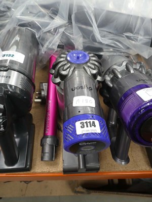 Lot 3114 - Handheld Dyson V6 Absolute with pole, head,...