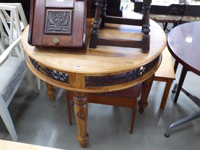Lot 5139 - Circular Jali breakfast table
