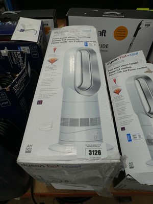 Lot 3126 - Dyson hot and cool jet focus AM09 tower fan...