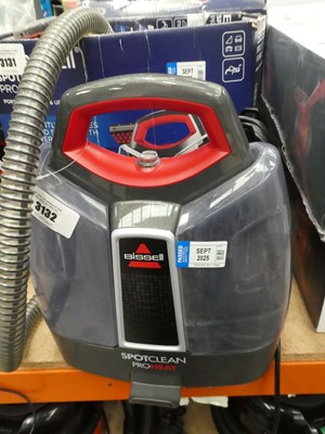 Lot 3132 - Bissell spotclean proheat portable and...