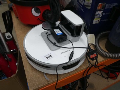 Lot 3134 - Samsung robotic vacuum cleaner with charger