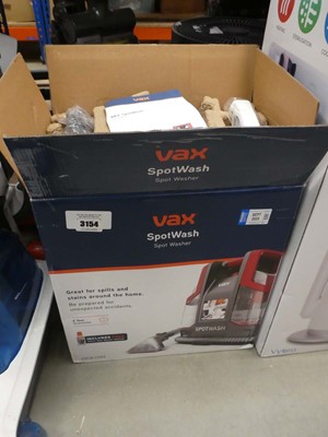 Lot 3154 - Vax spot wash spot cleaner