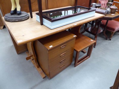 Lot 5158 - Pine refectory style dining table