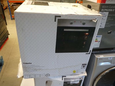 Lot 3174 - Built in static stainless steel oven