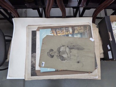 Lot 5166 - Quantity of loose paintings and prints, to...