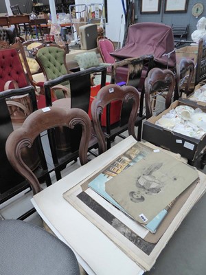 Lot 5167 - 4 Victorian mahogany dining chairs