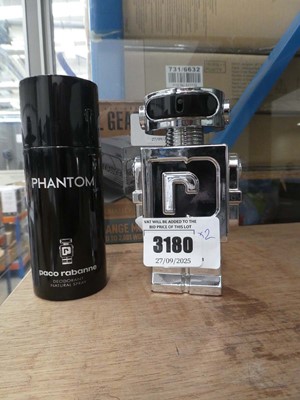 Lot 3180 - Phantom Paco Rabanne fragrance plus a...