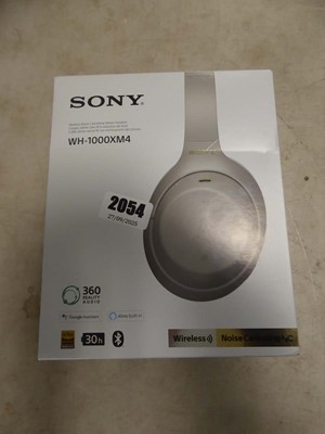 Lot 2054 - Boxed pair of Sony WH1000XM4 wireless noise...