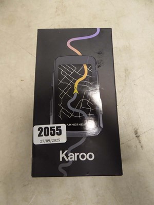 Lot 2055 - Boxed Caroo bike computer GPS