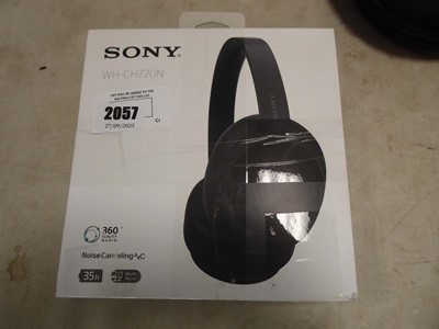 Lot 2057 - Boxed pair of Sony WHCH720N noise cancelling...