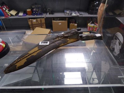 Lot 2108 - Vintage Kukri knife in scabbard