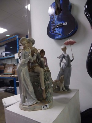 Lot 2110 - Three Lladro figures