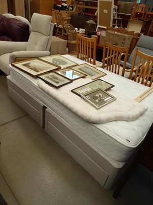 Lot 5249 - 4' Silentnight divan bed base with mattress...